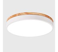 Lampada Da Soffitto A LED Moderna A Colori Macaron Lampada Da Soffitto Rotonda In Legno Semplice Arte Illuminazione Da Soffitto In Metallo Usata Nello Studio Della Camera Da Letto Illuminazione Da Inc