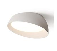 Lampada da soffitto a LED per illuminazione minimalista giapponese, plafoniere da incasso decorative in ferro battuto creativo, vicino alla plafoniera, paralume in bianco e nero, corridoio, tromba