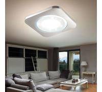 Lampada da soffitto a LED per sala da lavoro effetto cristallo chiaro illuminazione cromata Eglo 97664
