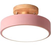 Lampada da Soffitto a Led Rotonda Moderna - Eleganteda da Soffitto Semi-Incassata Verde e Bianca per Corridoio, Cabina Armadio, Veranda, Ingresso in Stile Rustico, Illuminazidecorativa per Foyer