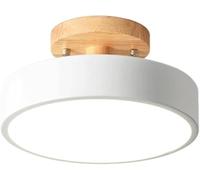 Lampada da Soffitto a Led Rotonda Moderna - Montaggio Semi-Incassato per Corridoio, Ripostiglio, Veranda e Ingresso - Elegante Illuminaziinterna Verde e Bianca per Fattoria e Ingresso