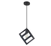 Lampada da soffitto a sospensione a gabbia per soggiorno, lampada a pendolo TELECOMANDO in un set che include una sorgente luminosa a LED RGB