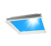 Lampada da soffitto Blue Sky, Luce Diurna sintonizzabile da Sunrise a Sunset con 5%-100% di oscuramento, lucernario Artificiale per Bagno, Ufficio, seminterrato - Ultra-Sottile 5cm (30 * 120cm)