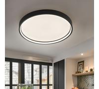 Lampada Da Soffitto Con Dimmer A 3 Livelli Nera LED D 45Cm [EEK: Inaditato]