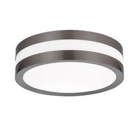 Lampada da soffitto con paraluce rotondo antracite per esterni Rabalux