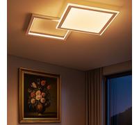 Lampada Da Soffitto Con Telecomando Dimmer CCT LED L 51 Cm