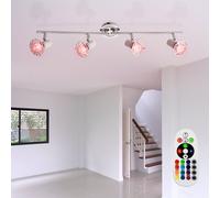 Lampada Da Soffitto Con Telecomando In Cristallo Regolabile RGB LED [EEK: F]