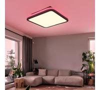 Lampada Da Soffitto Con Telecomando LED Dimmerabile RGB Cambio Colore Nero [EEK: Inaditato]
