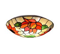 Lampada Da Soffitto Corridoio Creativo Sala Studio Corridoio Balcone Plafoniere Stile Tiffany Girasole Oscuramento Artigianato Soggiorno Camera Da Letto Decorazioni Per La Casa Applique Da Parete Led