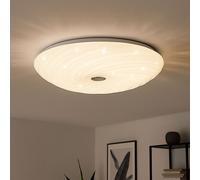 GRAVITY PLAFONIERA LED 45W 5300lm, 2700 - 6500K EFFETTO CIELO STELLATO CON TELECOMANDO MULTIFUNZIONE D. 58CM DIMMERABILE