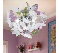 Lampada Da Soffitto Design Farfalla Multicolore Per Soggiorno [EEK: Non valutato]