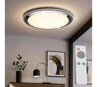 TRIO Leuchten Miko lampada a soffitto LED, 3000-5500 K, 1 x 95 W Ø85 A: 11 cm, 675610106, Miko [Lampade per Interni > Lampade a Soffitto]