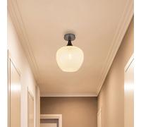 Lampada Da Soffitto E27 Con Paralume In Vetro BigLight
