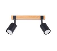 Lampada da soffitto FAGER 2 nera