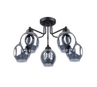 Sollux Lighting Fillan lampada da soffitto 5x60 W nero SL.1145