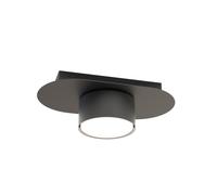 Lampada da soffitto in acciaio STILO 1 GX53 nera da interno