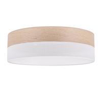 LAMPADA DA SOFFITTO IN LEGNO E PLEXIGLASS BIANCO 50CM ROVERE CLASSICO