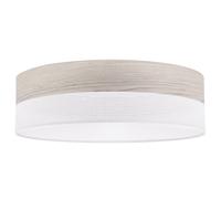LAMPADA DA SOFFITTO IN LEGNO E PLEXIGLASS BIANCO 50CM ROVERE SBIANCATO