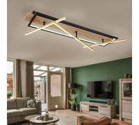 Lampada Da Soffitto Lampada In Legno Lampada Da Pranzo Regolabile LED L 100 Cm [EEK: E]