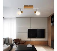 Lampada Da Soffitto In Legno Lampada Da Soggiorno Binario Di Luce Regolabile LED