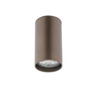 Lampada Da Soffitto In Metallo Ø 5 Cm H: 7 Cm Piccola A Muro Marrone GU10 Spot