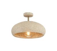 Lampada da Soffitto in Stile Moderno Wabi-Sabi, Lampada da Soffitto Minimalista Semi Flush Mount, Imitazione Della Resina Cementizia Vicino Al Soffitto Luci per la Camera da Letto Soggiorno Corridoio