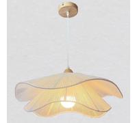 Lampada da soffitto Industriale - Lampada a Sospensione nordica in Corda di Canapa, lampadario Intrecciato a Mano a Doppio Strato per Soggiorno, Balcone, caffetteria - Paralume Grande 60 cm