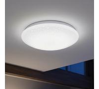 Lampada da soffitto a LED lampada da soffitto lampada da soggiorno lampada da cucina, cielo stellato, metallo plastica, bianco, 12 watt 840 lumen bianco caldo, P x H 26 x 9,2 cm