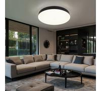 Lampada Da Soffitto Lampada Da Cucina Nera LED BigLight [EEK: Non valutato]