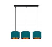 Lampada da soffitto, lampada da parete, lampada da tavolo, lampada a sospensione, nero, grigio, blu scuro, turchese, lampada, lampada di design moderna vintage della serie TAD30-H3 (turchese)