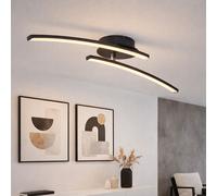 Lampada Da Soffitto Lampada Da Soggiorno Nera LED Lampada Di Luce Diurna L 59 Cm