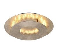 Lampada da soffitto lampada per soggiorno lampada per sala da pranzo lampada per camera da letto lampada per corridoio, design in foglia d'oro in metallo, anello luminoso rotante, LED 6W 760Lm 3000K b
