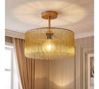 Lampada Da Soffitto LED Amber Oro D 35 Cm