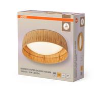 Lampada Da Soffitto LED Bambù Licht-Erlebnisse 3000K 40 cm Marrone IP20