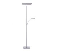 Lampada Da Soffitto LED Con Braccio Per Lettura In Vetro 199 CM 48 W In Acciaio