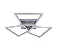 Lampada Da Soffitto LED D131 Trapezio Regolabile In Nichel Opaco