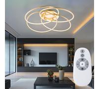 Globo Lighting Barna lampada a soffitto LED, 3000-6000 K, 1 x 60 W Ø85 A: 21 cm, 67828-60G, Barna [Lampade per Interni > Lampade a Soffitto]