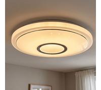 Lampada Da Soffitto LED Effetto Stellare Cromato CCT D 40 Cm