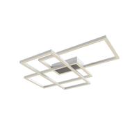Lampada Da Soffitto LED In Metallo Bianca 78 Cm Lunga Cambio Colore 3000-4000 K