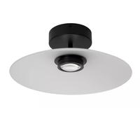 Lampada Da Soffitto LED Industriale Bianca E Nera Ø40 Cm 2700 K 11 W Per Ufficio