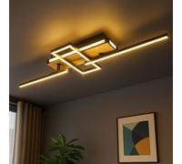 Lampada Da Soffitto LED Lampada Da Camera In Legno 3 Livelli LED L 68 Cm [EEK: Inaditato]