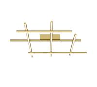 Lampada Da Soffitto LED Moderna 85 Cm Lunga 3000 K Warmwhite Metallo In Oro [EEK: G]