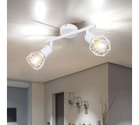 Lampada Da Soffitto LED Retro Con Gabbia, Spot Flessibile Per La Stanza [EEK: F]