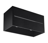 LAMPADA DA SOFFITTO LOBO 2 G9 NERO ALU SOLLUX SL.0384
