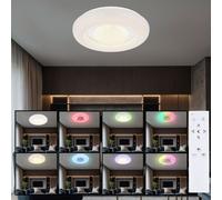 Lampada da Soffitto Luce Lampadina a Diurna Dimmerabile Telecomando RGB LED D 39 [EEK: Inaditato]