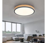 Lampada da Soffitto Luce Legno Luci Soggiorno Telecomando Cct Memory LED [EEK: Non valutato]
