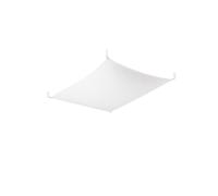 Lampada da soffitto LUNA 1 bianca