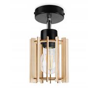 LAMPADA DA SOFFITTO MODERNA A LED IN LEGNO