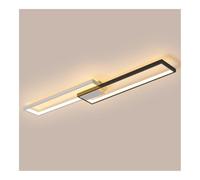 Lampada da Soffitto Moderna a Striscia Lunga,Da da Soffitto in Metrettangolare Minimalista, Geometria a 3 Colori, Vicino Alla Luce Del Soffitto per Ingresso, Portico, Corridoio (80 Cm)/100 Centimetri