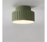 Lampada da soffitto moderna E27 Lampada da soffitto semi-incassata creativa in resina 3000K/4500K/6000K Illuminazione per corridoio Lampada decorativa Wabi-Sabi per camera da letto, soggiorno,Verde